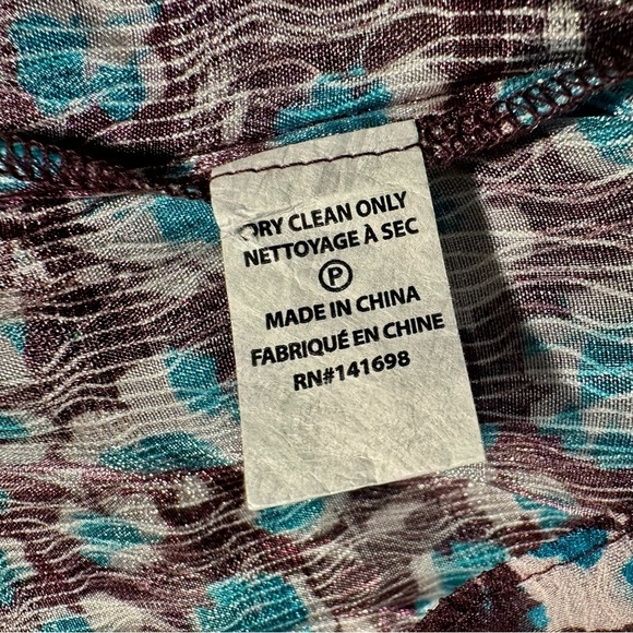 NWT Ramy Brook NY ‘Sidney’ Tie Neck Silk-Blend Top in “Roco” Floral Size Small - Picture 14 of 16